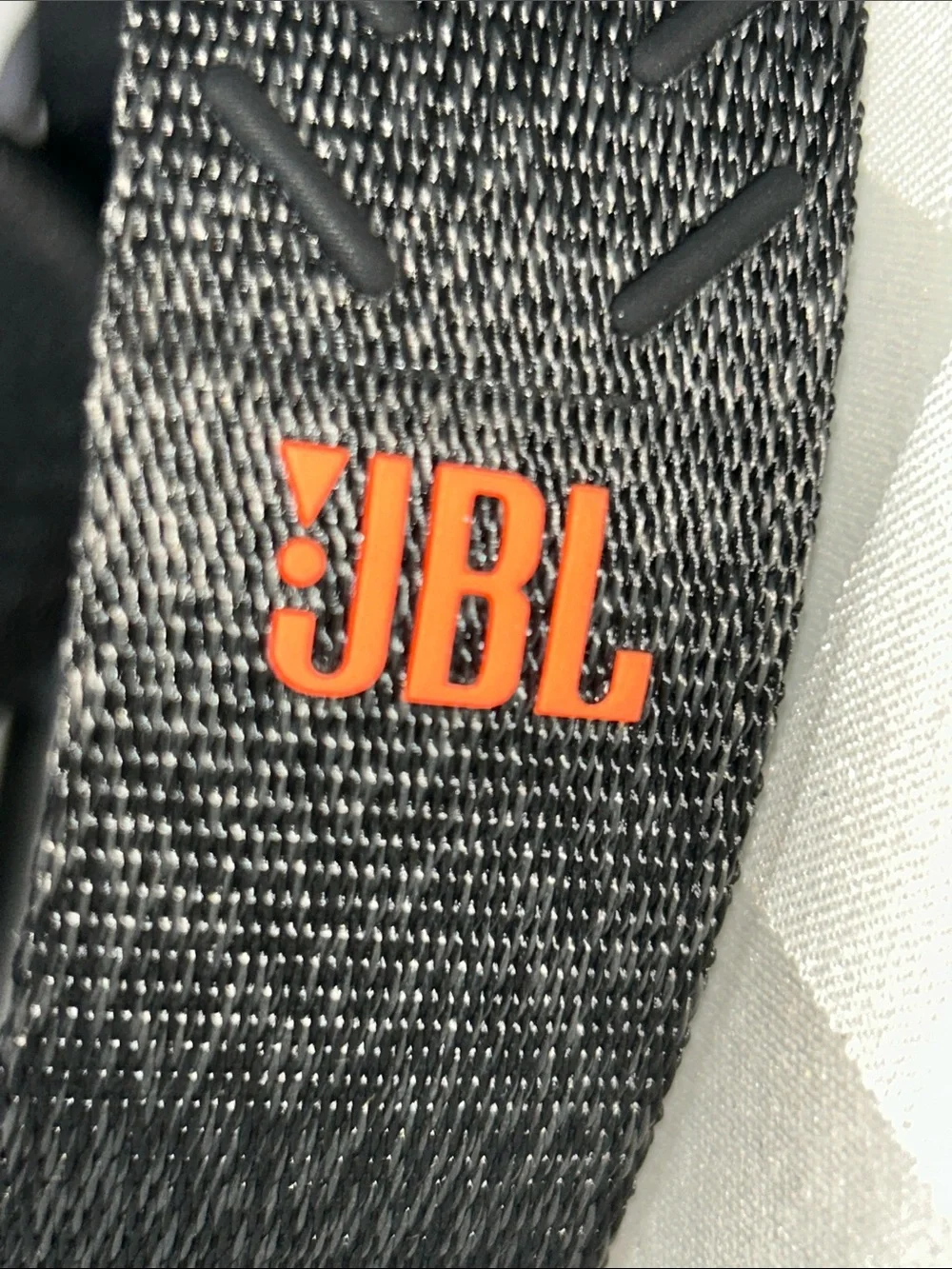 JBL Black Bag Strap with Orange Detail